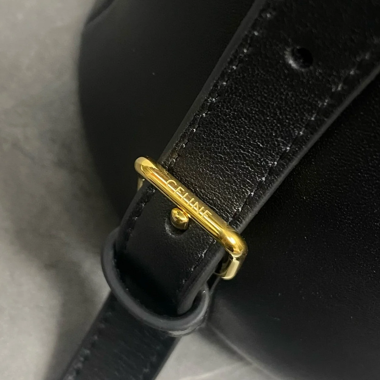Celine Bonnie Backpack in Black Calfskin product view 12