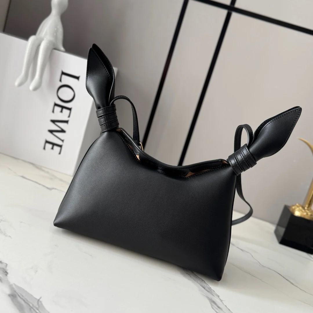 Loewe Mini Scarf Bag — Black product view 3