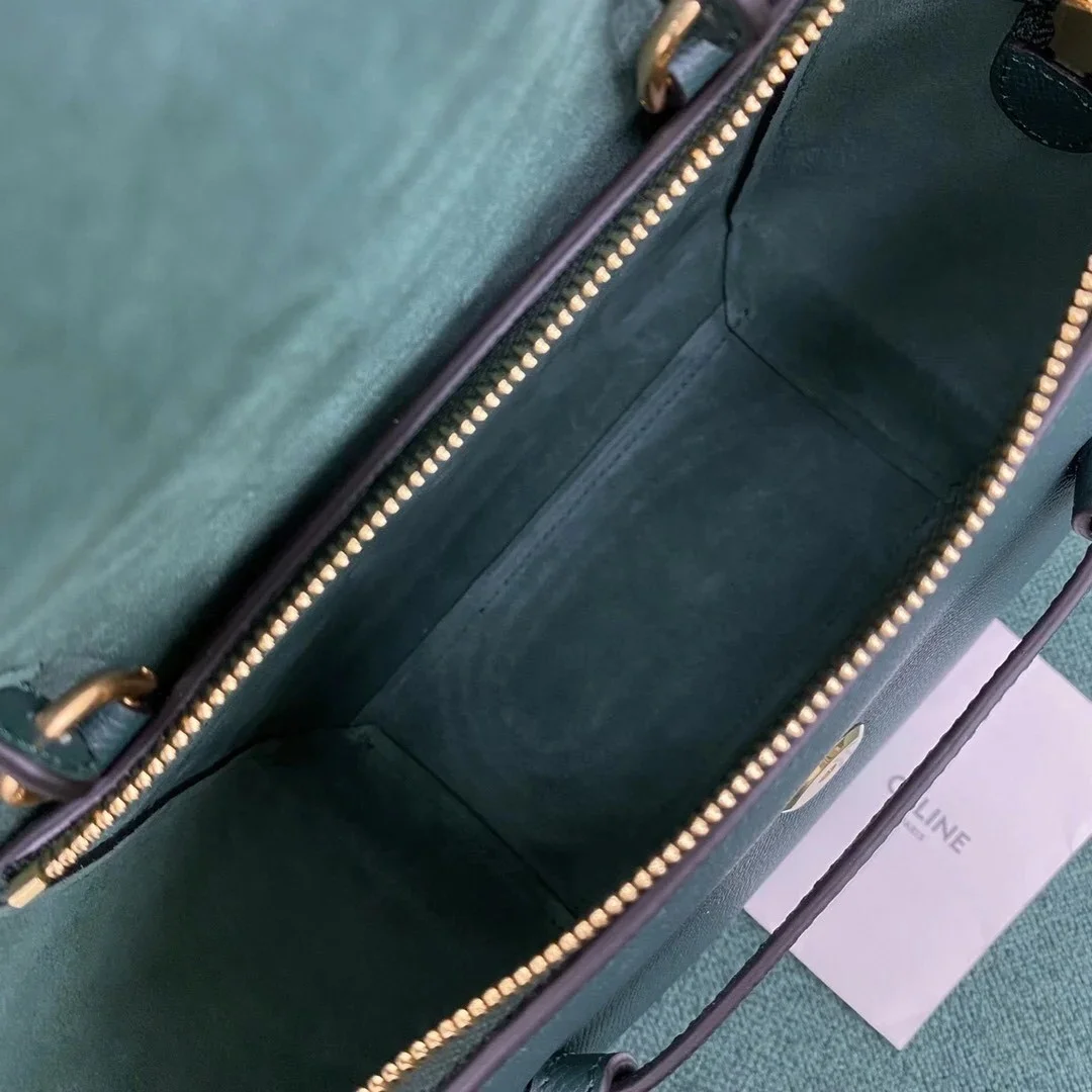 Celine Belt Nano Bag In Amazone Grained Calfskin product view 5