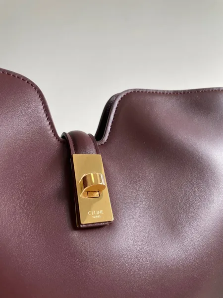 Celine Medium Camille 16 Soft Bag In Smooth Calfskin — Burgundy product view 4