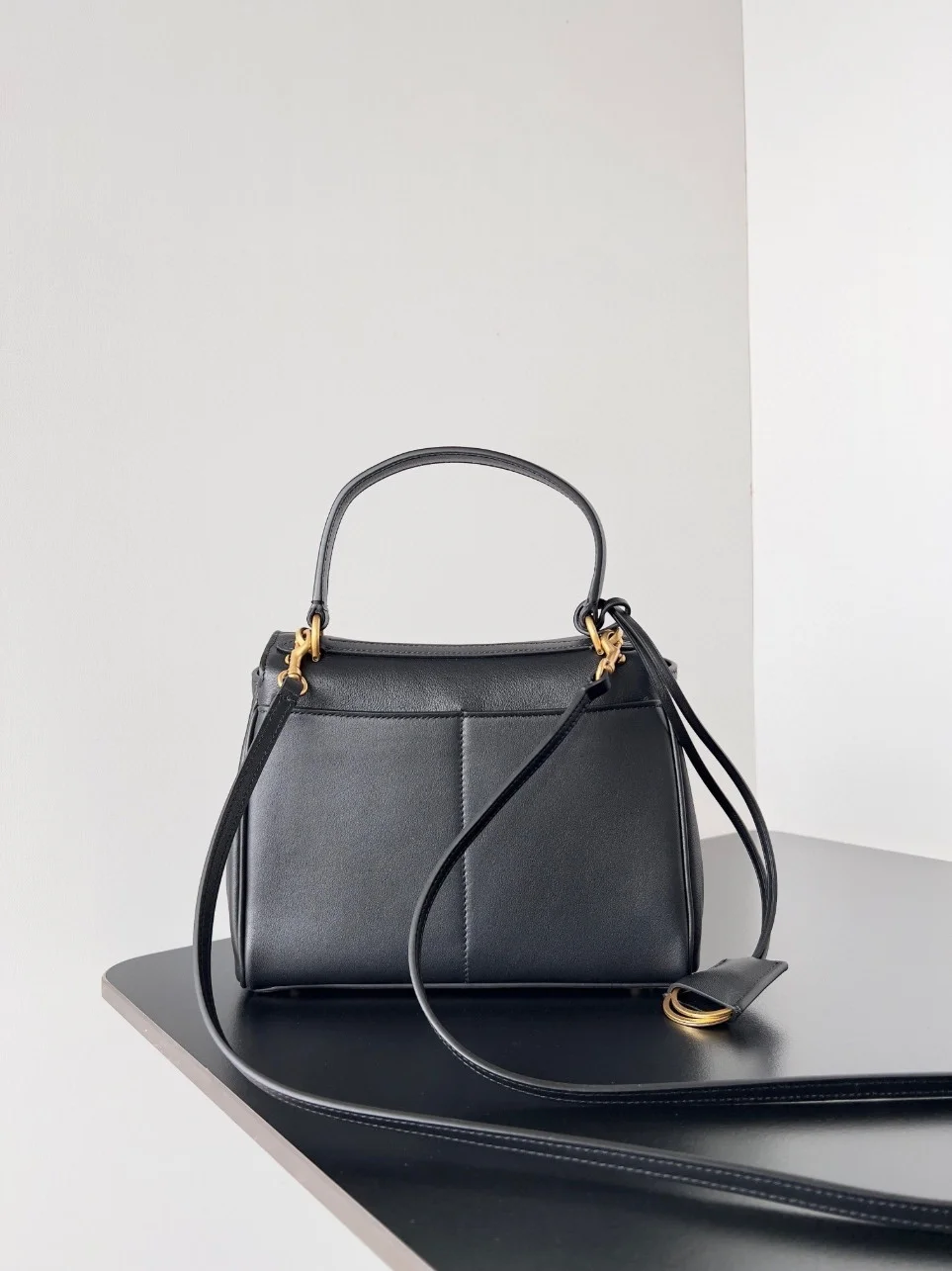Balenciaga Rodeo Mini Bag in Black Calfskin product view 6