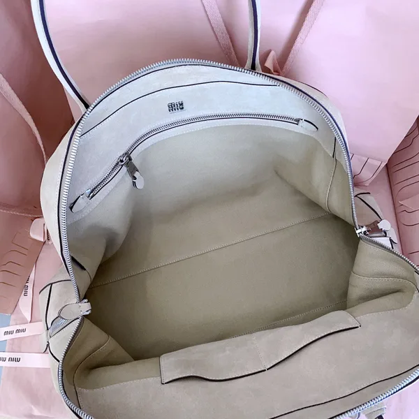 Miu Miu Vivant Bag — Light Grey product view 8