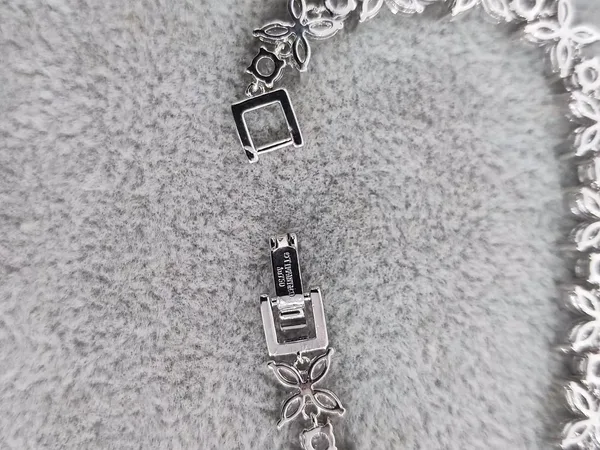 Tiffany & Co. Cluster Tennis Bracelet Silver-Tone product view 3