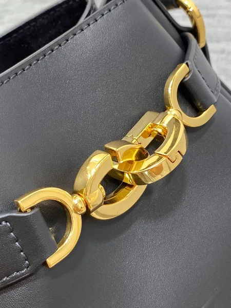 Dior C’est Medium Bag in Black Saddle Calfskin product view 3