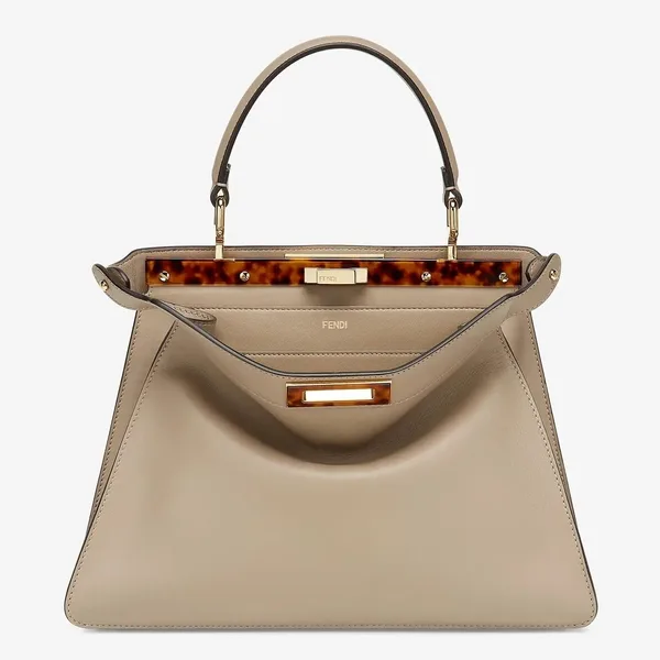 Fendi Peekaboo ISeeU Medium Bag In Grey Calfskin product photo