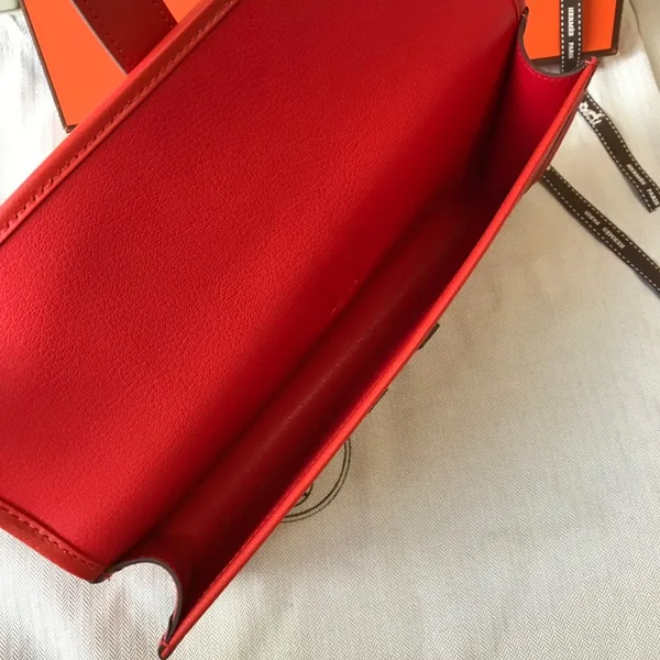 Hermes Jige Elan 29 Clutch Bag In Red Epsom Leather product view 5