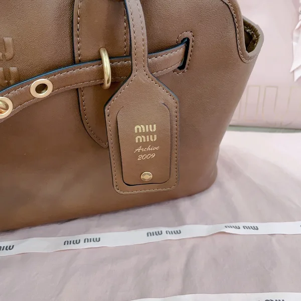 Miu Miu Aventure Leather Bag — Brown product view 6