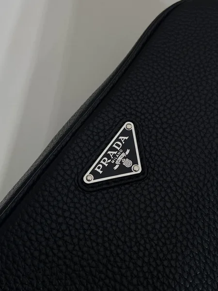 Prada Leather Pouch — Black product view 7