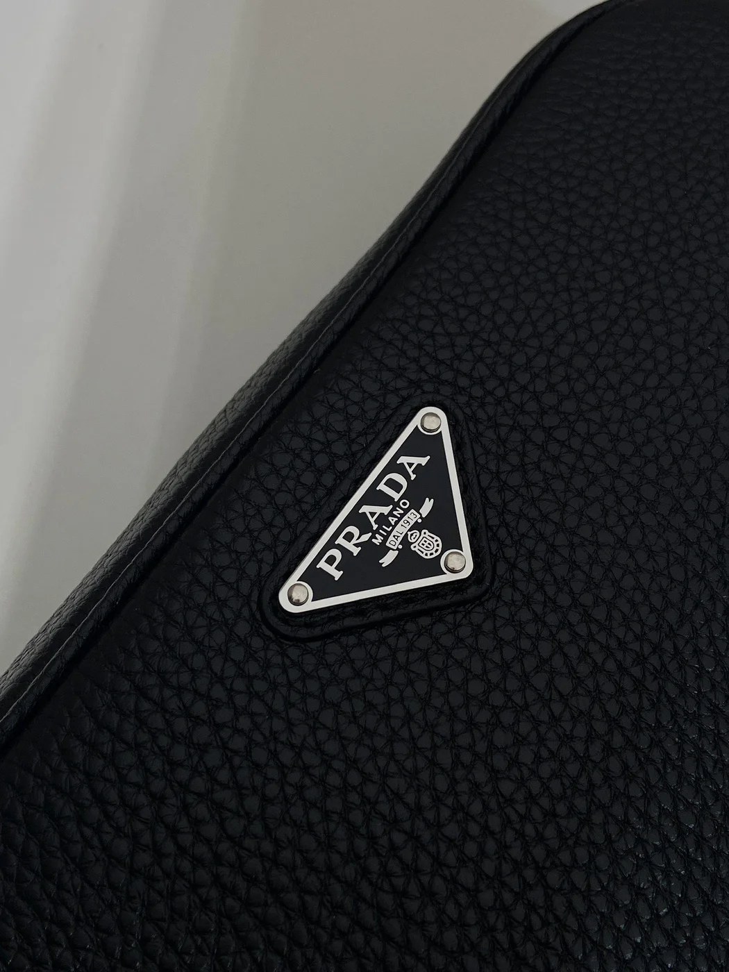 Prada Leather Pouch — Black product view 7