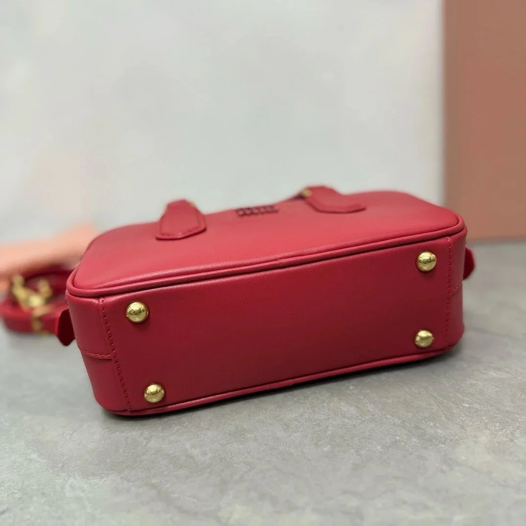Miu Miu Arcadie Medium Bag in Red Leather product view 4