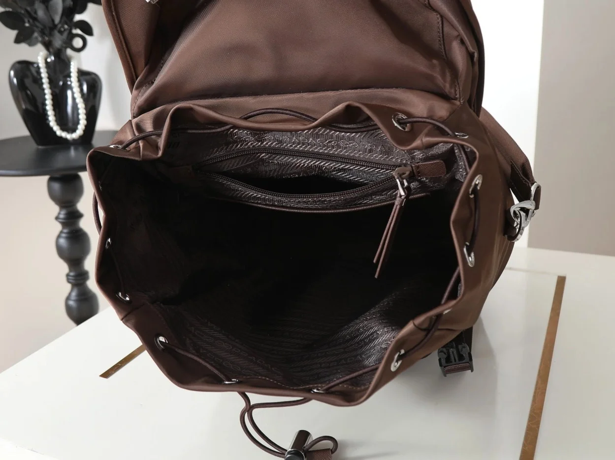 Prada Backpack in Sienna Re-Nylon product view 7