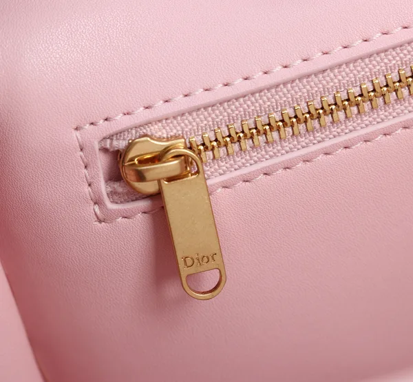 Medium Dior Médaillon Flap Bag — Pink product view 7