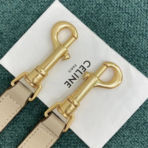Celine Belt Mini Bag In Light Taupe Grained Calfskin product view 9
