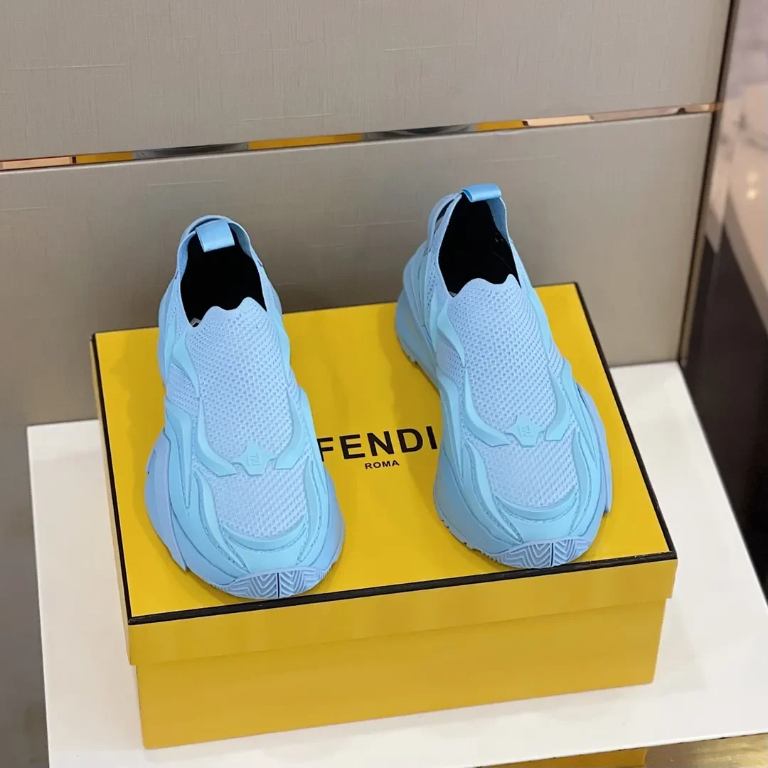 Fendi Flow Slip-On Sneaker, Light Blue product view 2
