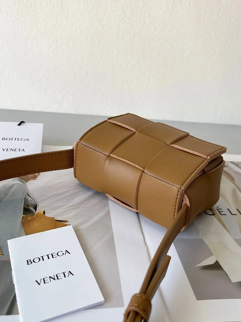 Bottega Veneta Candy Cassette Bag In Acorn Lambskin product view 4