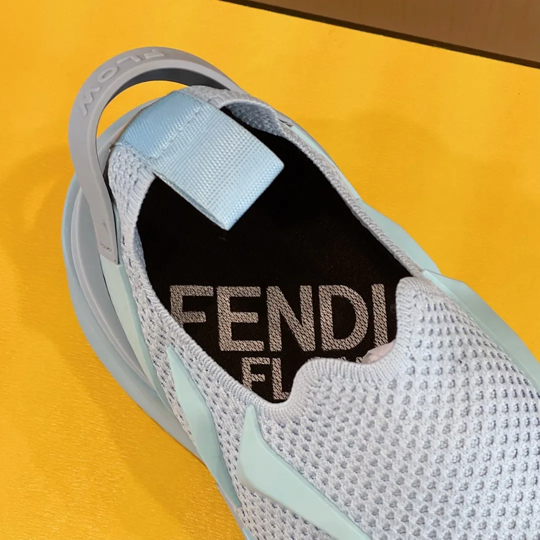 Fendi Flow Slip-On Sneaker, Light Blue product view 7