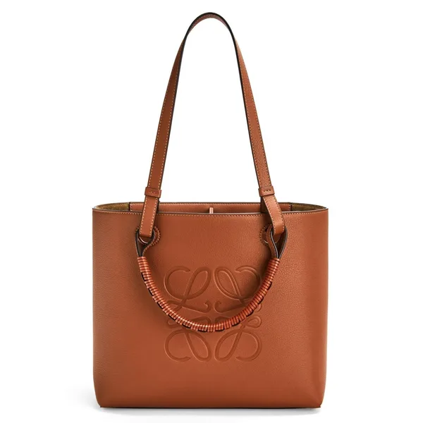 Loewe Anagram Small Tote In Brown Classic Calfskin product photo