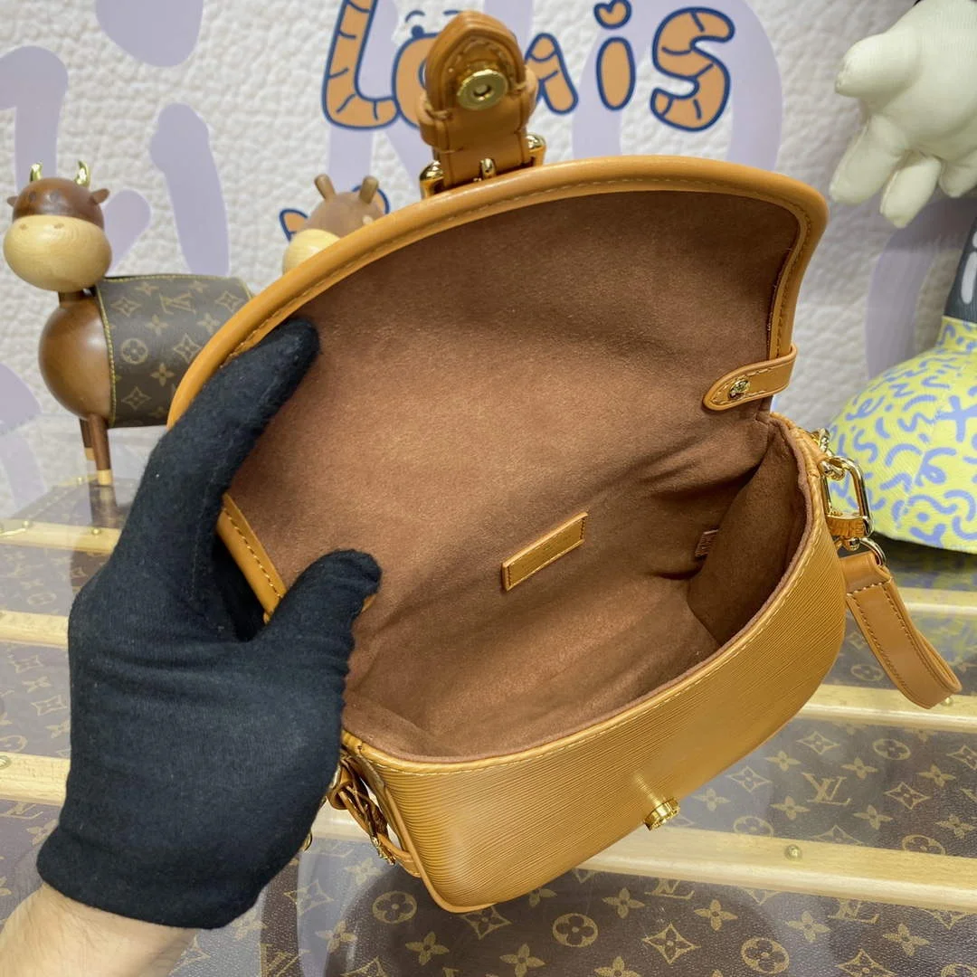 Louis Vuitton M23471 Saumur BB Saddle Bag Safran Brown product view 9