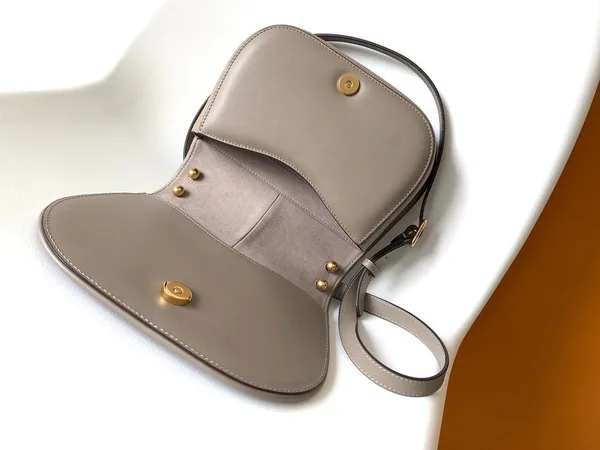 Fendi C’mon Medium Bag in Grey Calfskin product view 2