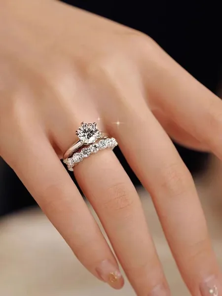 Tiffany & Co. Forever Seven-Stone-Effect Band Ring Silver-Tone product view 4