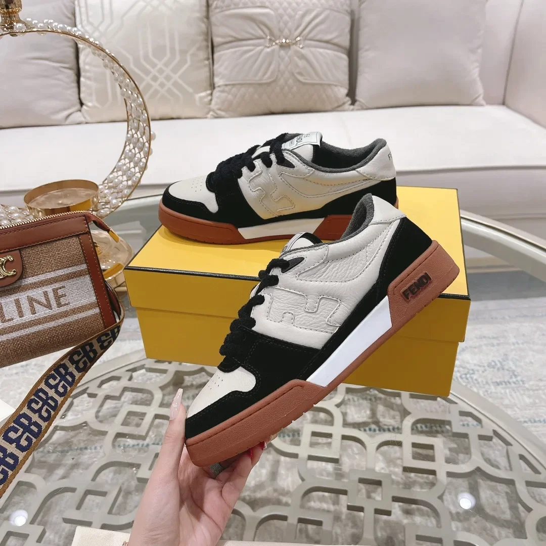 Fendi Match 2024 Sneakers White Black Style product view 9