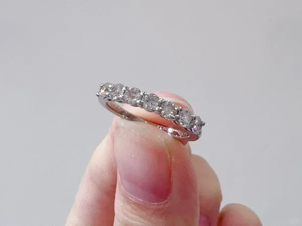 Tiffany & Co. Forever Seven-Stone-Effect Band Ring Silver-Tone product view 7