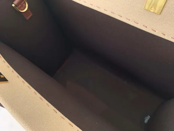 Fendi Sunshine Medium Tote Bag In Beige Canvas product view 7
