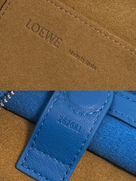 Loewe Amazona 180 Mdeium Bag — Blue product view 10
