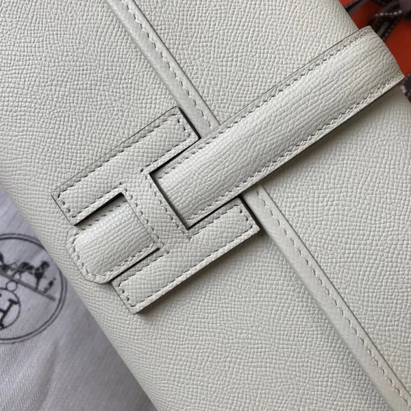 Hermes Jige Elan 29 Clutch Bag In Beton Epsom Leather product view 3