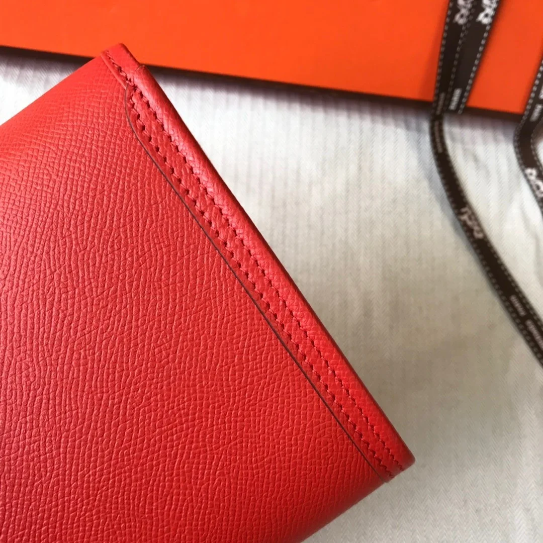 Hermes Jige Elan 29 Clutch Bag In Red Epsom Leather product view 6