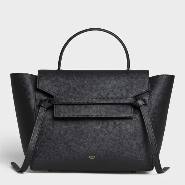Celine Belt Mini Bag In Black Grained Calfskin product photo