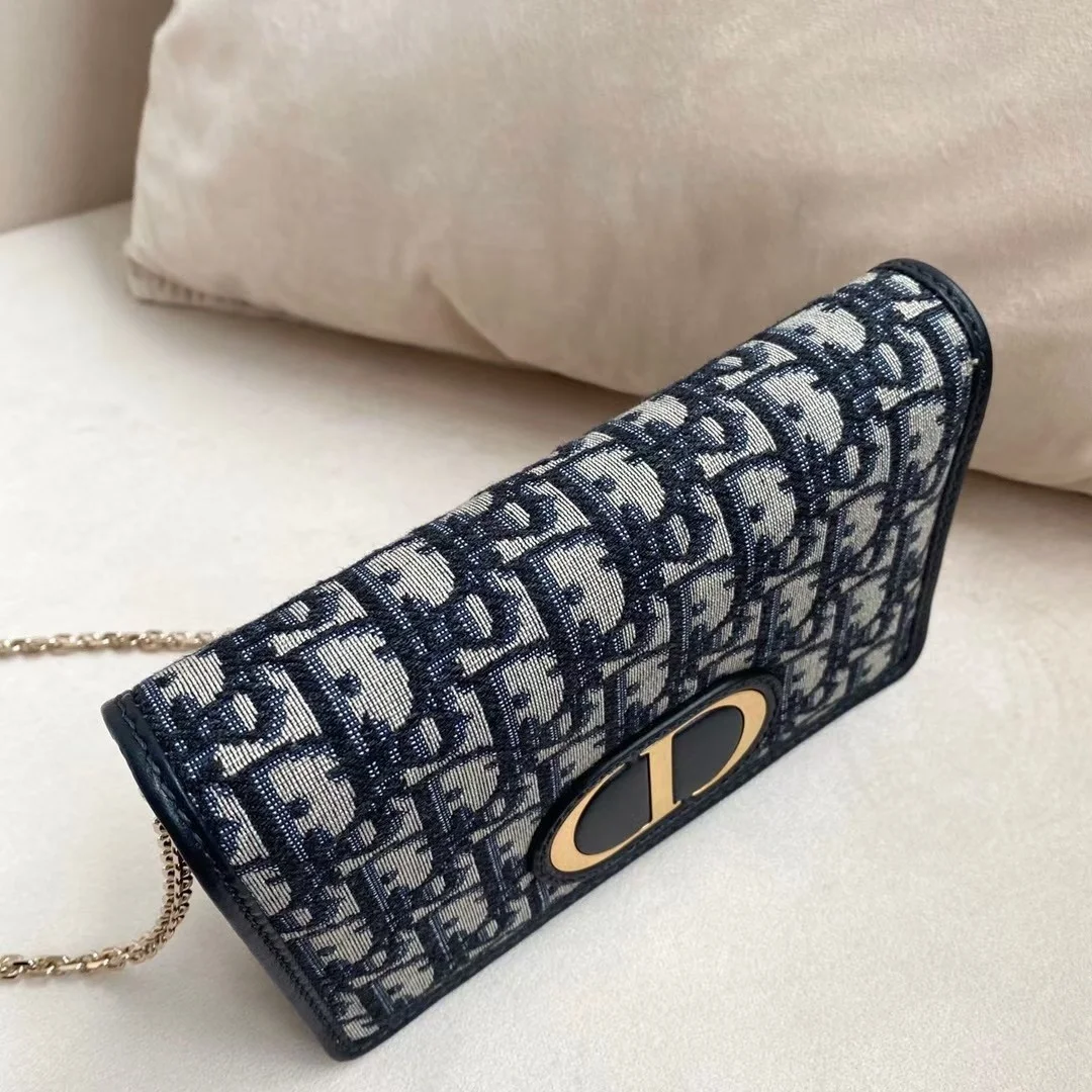 Dior 30 Montaigne 2 In 1 Belt Pouch In Blue Oblique Canvas product view 5