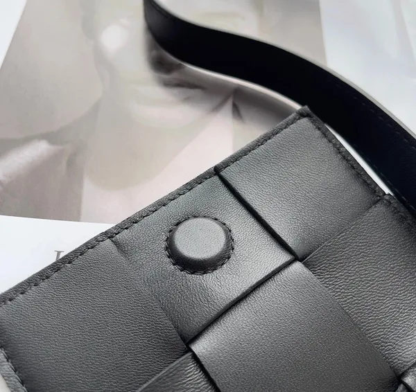 Bottega Veneta Candy Cassette Bag In Black Lambskin product view 7