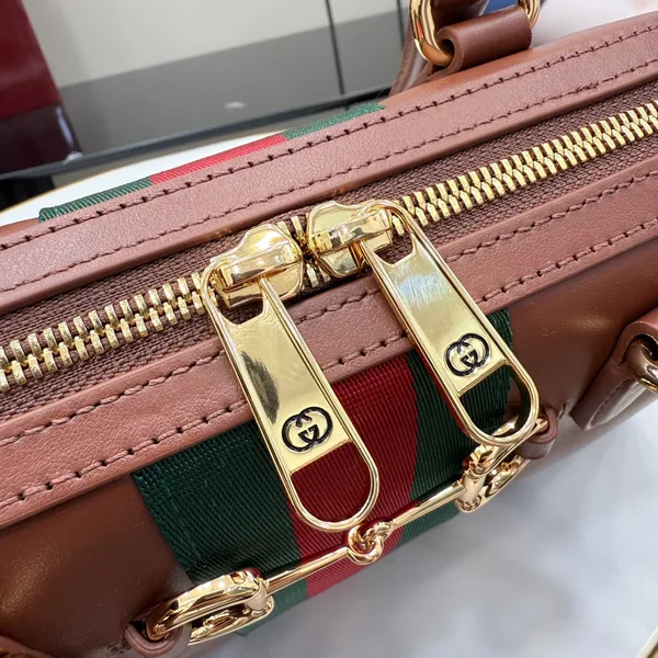 Gucci Borsetto Medium Boston Bag — Brown product view 7