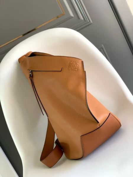 Loewe Anton Sling Bag in Brown Grained Calfskin product view 6