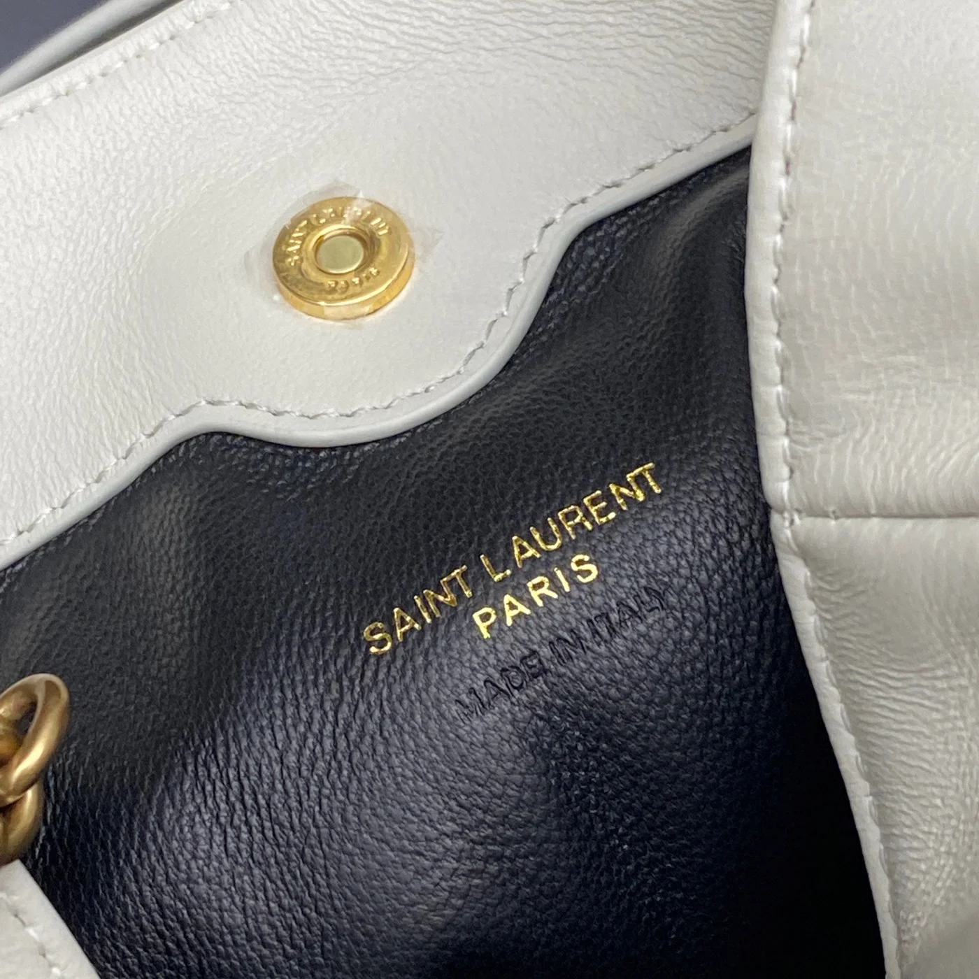 Saint Laurent Jamie Mini Shoulder Pouch — Dark Green product view 9