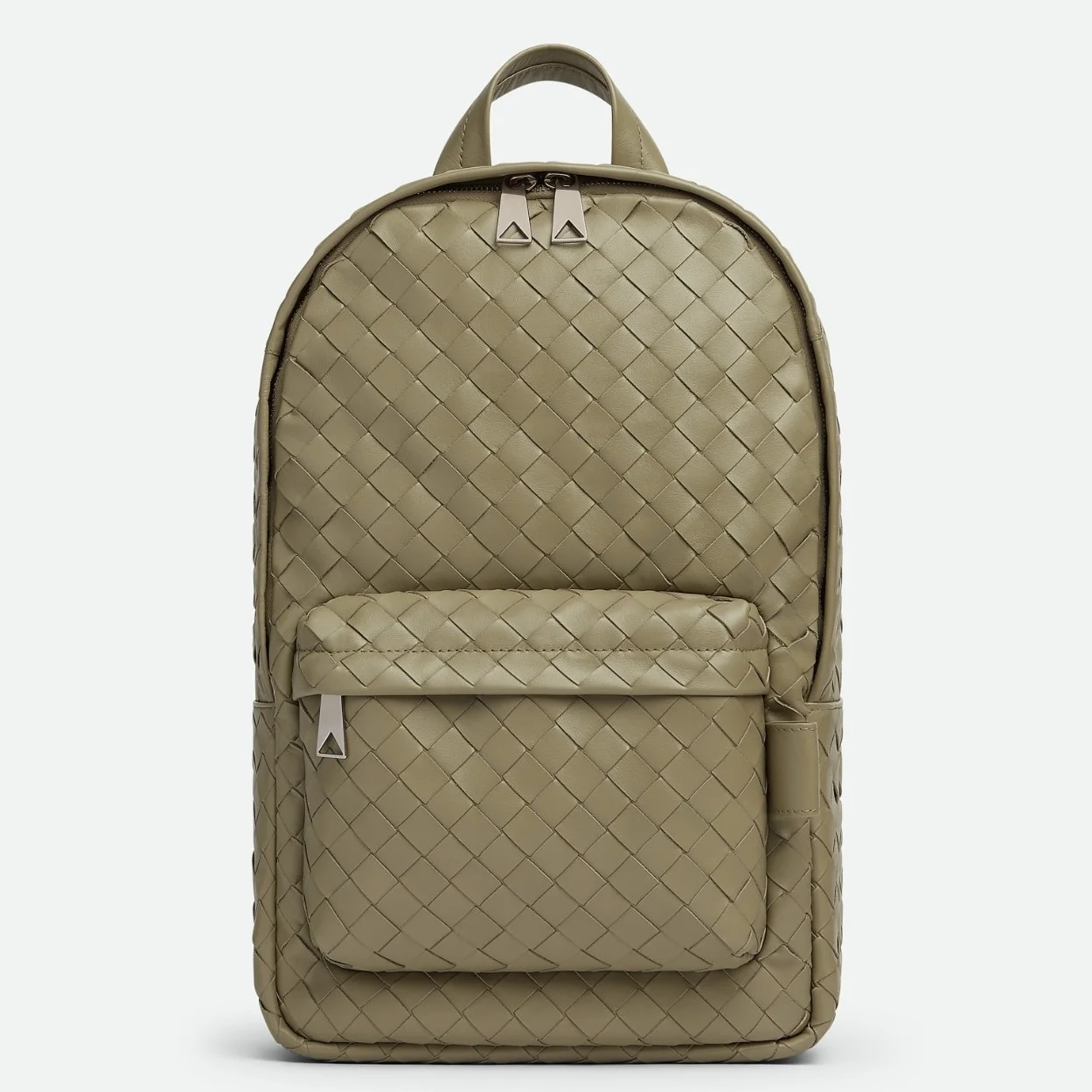 Bottega Veneta Small Backpack In Taupe Intrecciato Calfskin product view 1