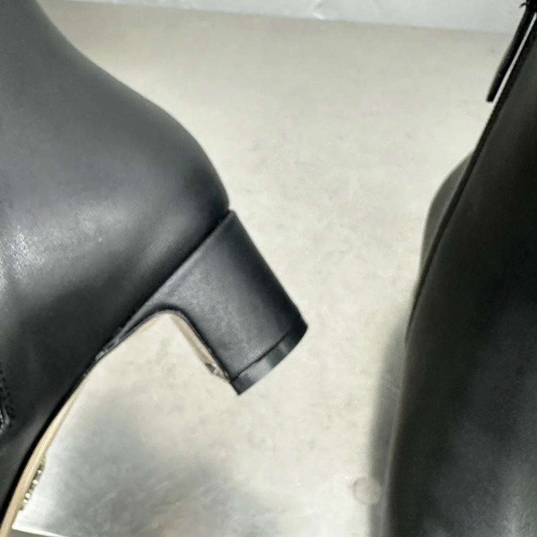 Prada Ankle Boots 55mm in Black Leather product view 2