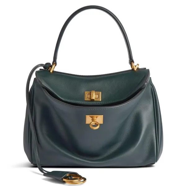 Balenciaga Rodeo Mini Bag in Dark Green Calfskin product photo