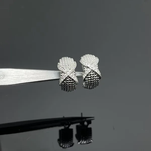 Tiffany & Co. Six-Row Rope Ear Clips Silver-Tone product view 2