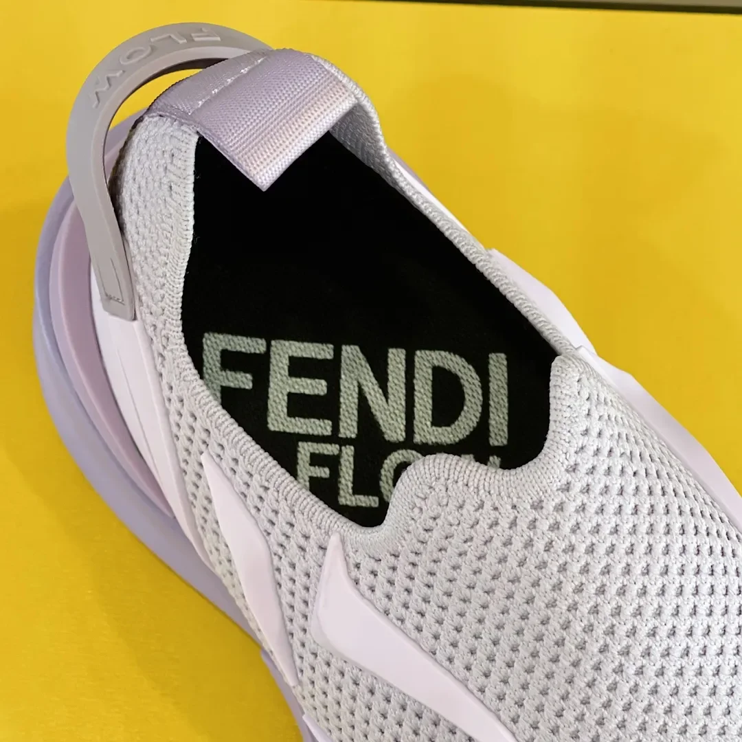 Fendi Flow Slip-On Sneaker, Purple Knit product view 8