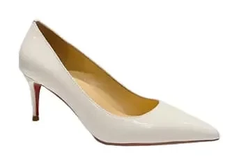 Christian Louboutin Kate 70 Patent Pumps White product view 1