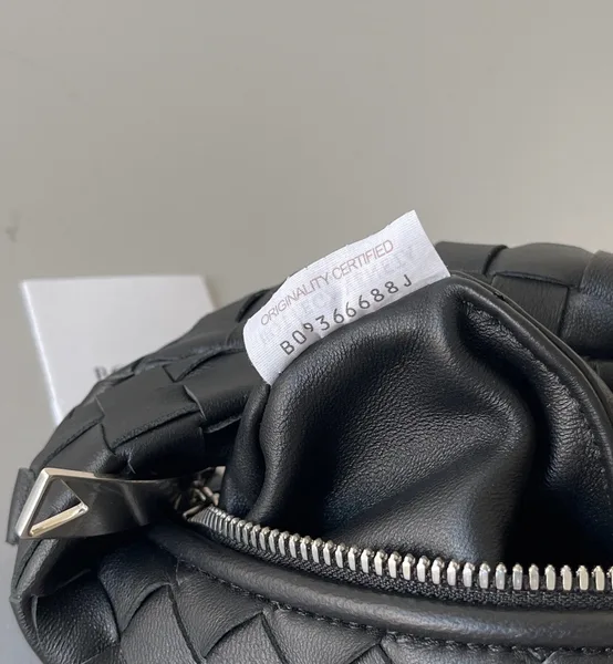Bottega Veneta BV Jodie Mini Bag In Black Intrecciato Lambskin product view 9