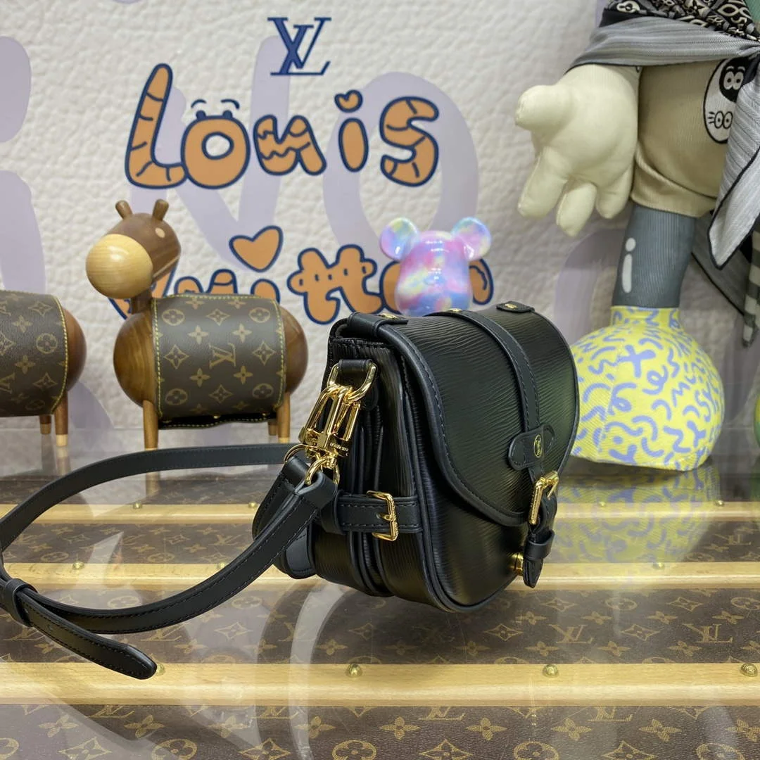 Louis Vuitton M23469 Saumur BB Saddle Bag Black product view 3