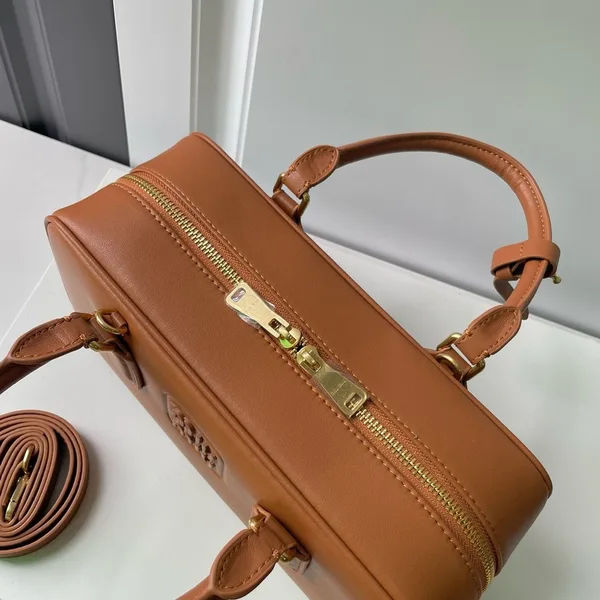 Miu Miu Arcadie Large Bag in Cognac Leather product view 7