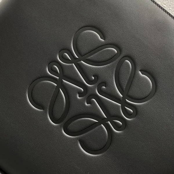 Loewe Anagram Medium Tote Bag In Black Calfskin product view 6