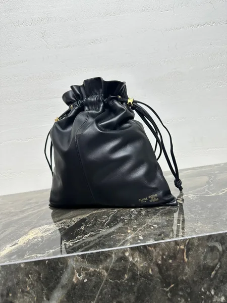 Celine Small Crystal Pouch — Black product view 2