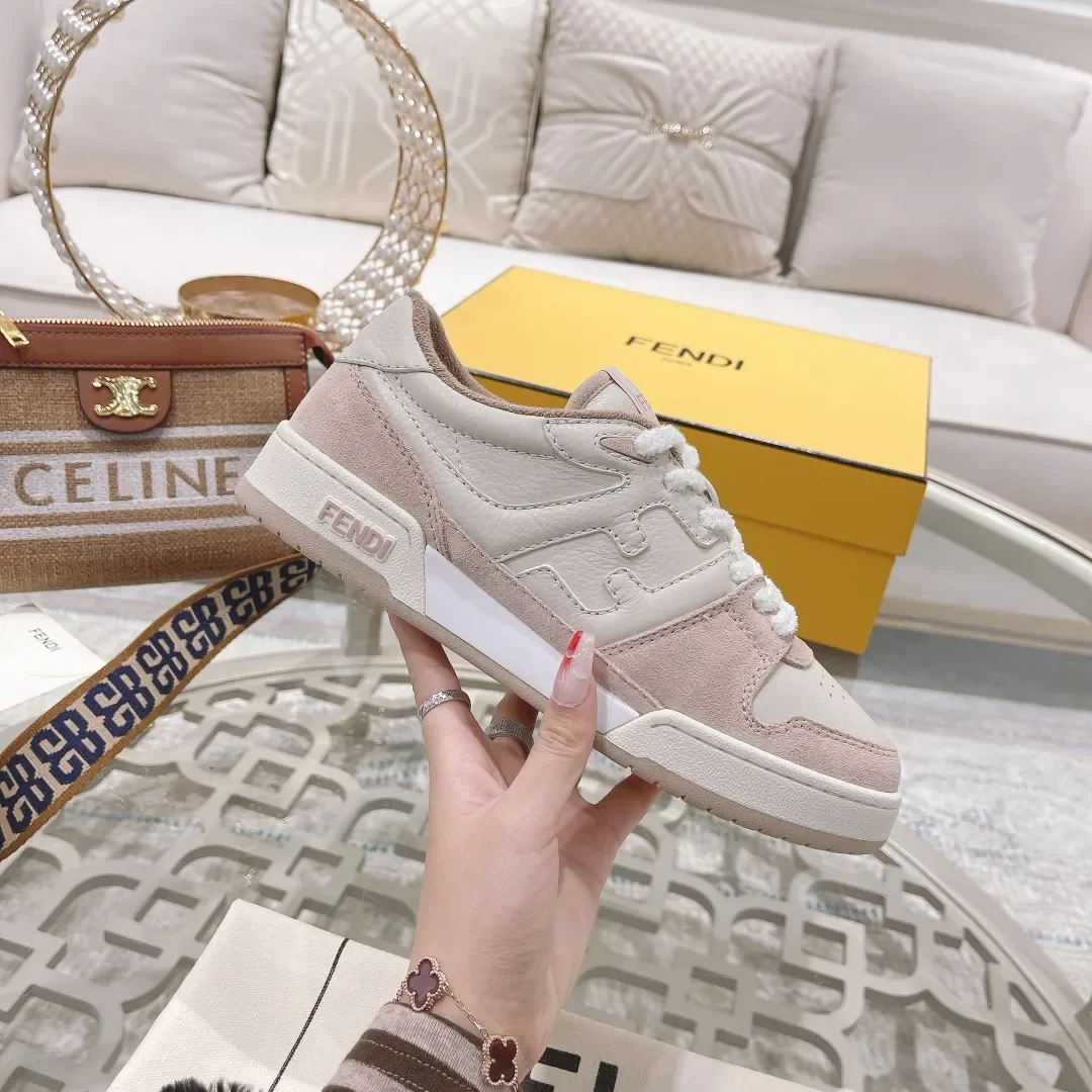 Fendi Match 2024 Sneakers Pink Low Top product view 5