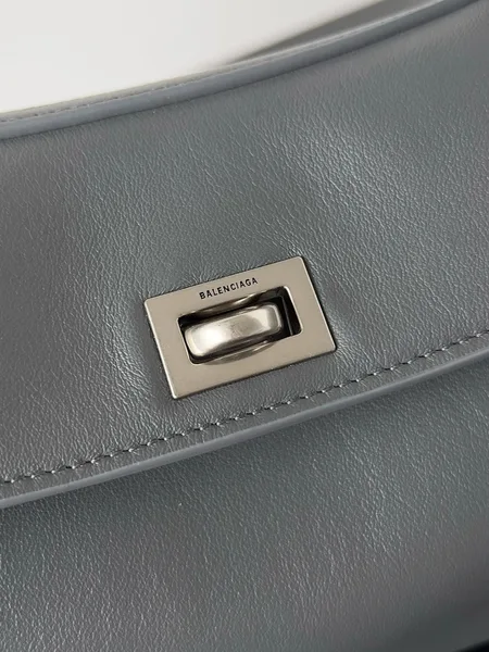 Balenciaga Rodeo Mini Bag in Grey Calfskin product view 9