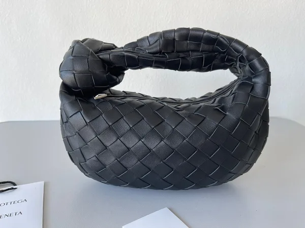 Bottega Veneta BV Jodie Mini Bag In Black Intrecciato Lambskin product view 3